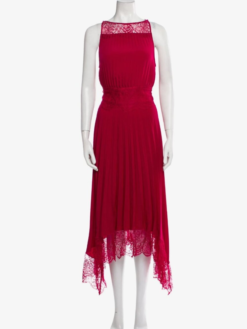 A.L.C.  Crew Neck Long Dress Red NWT Size 6